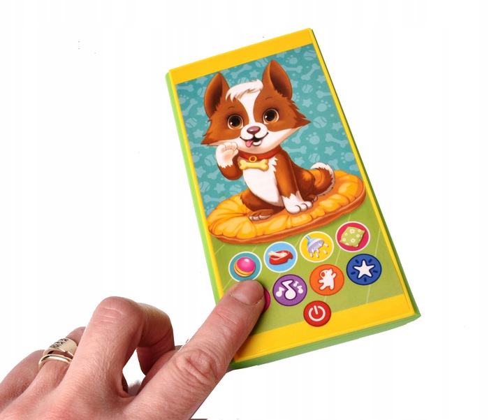 DUMEL TELEFON SMARTFON EDUKACYJNY PIESEK MÓWI PL Bohater brak