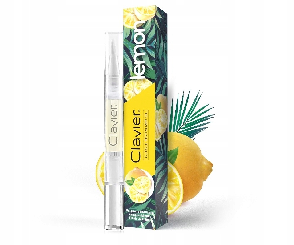 Clavier oliwka do skórek i paznokci Lemon odżywka