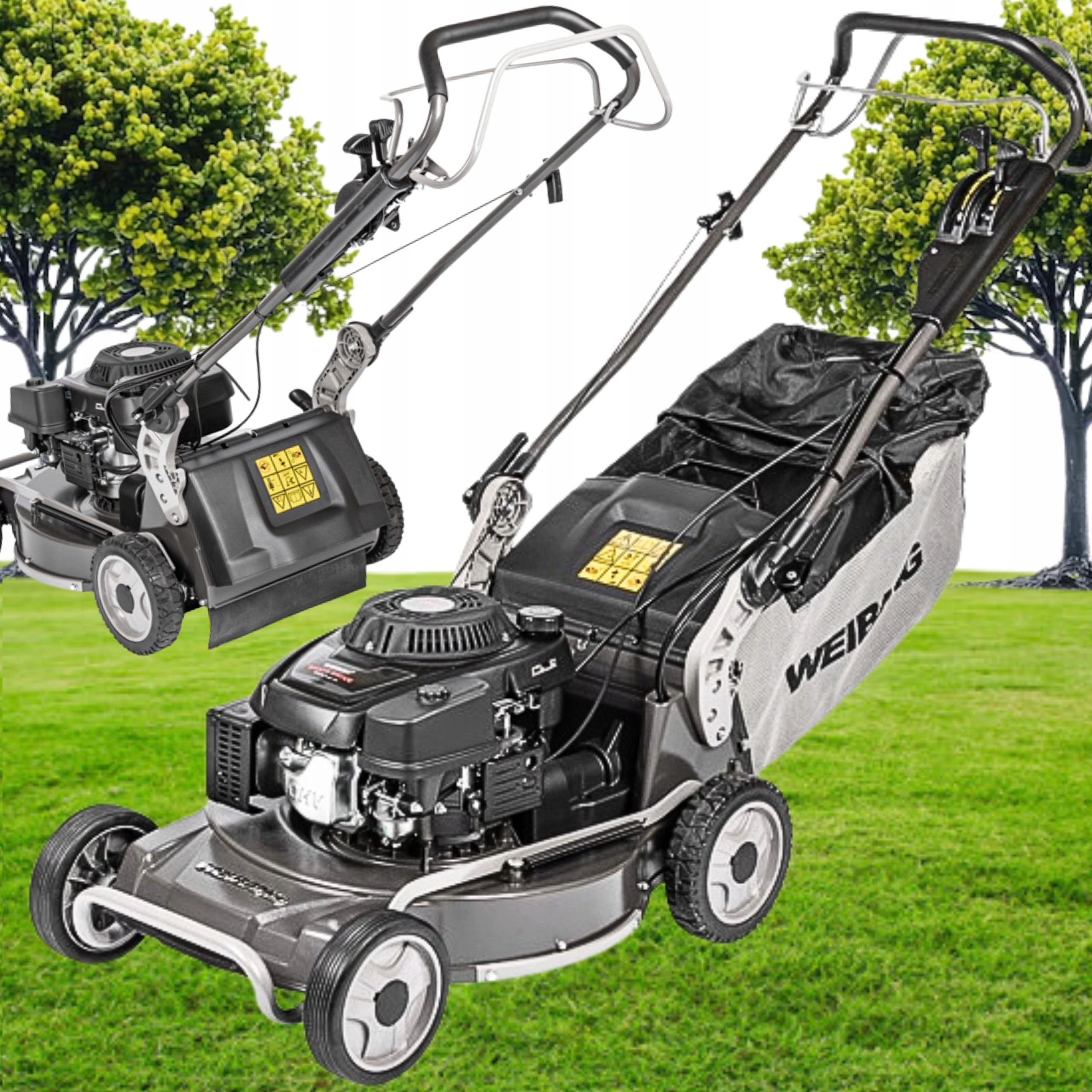 Kosiarka Spalinowa 530MM 196CM3 Loncin 3,6kW Weibang 70L WB537SC V Al