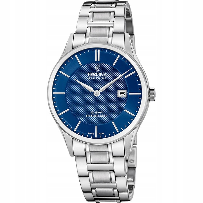 Pánské Hodinky Festina F20067-4 stříbrné