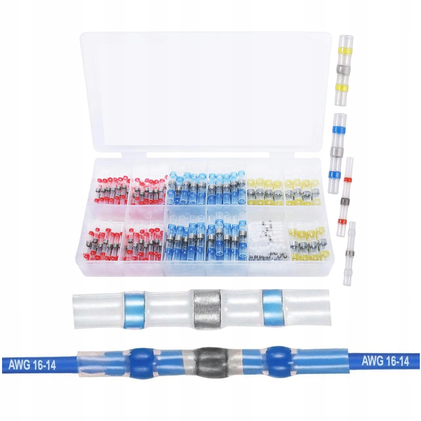 ФИТИНГИ ТЕРМОУСАДОЧНЫЕ ТРУБКИ С ОЛОВОМ 250 EL MIX