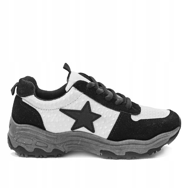 

Białe Czarne Skóra ekologiczna Buty r.39