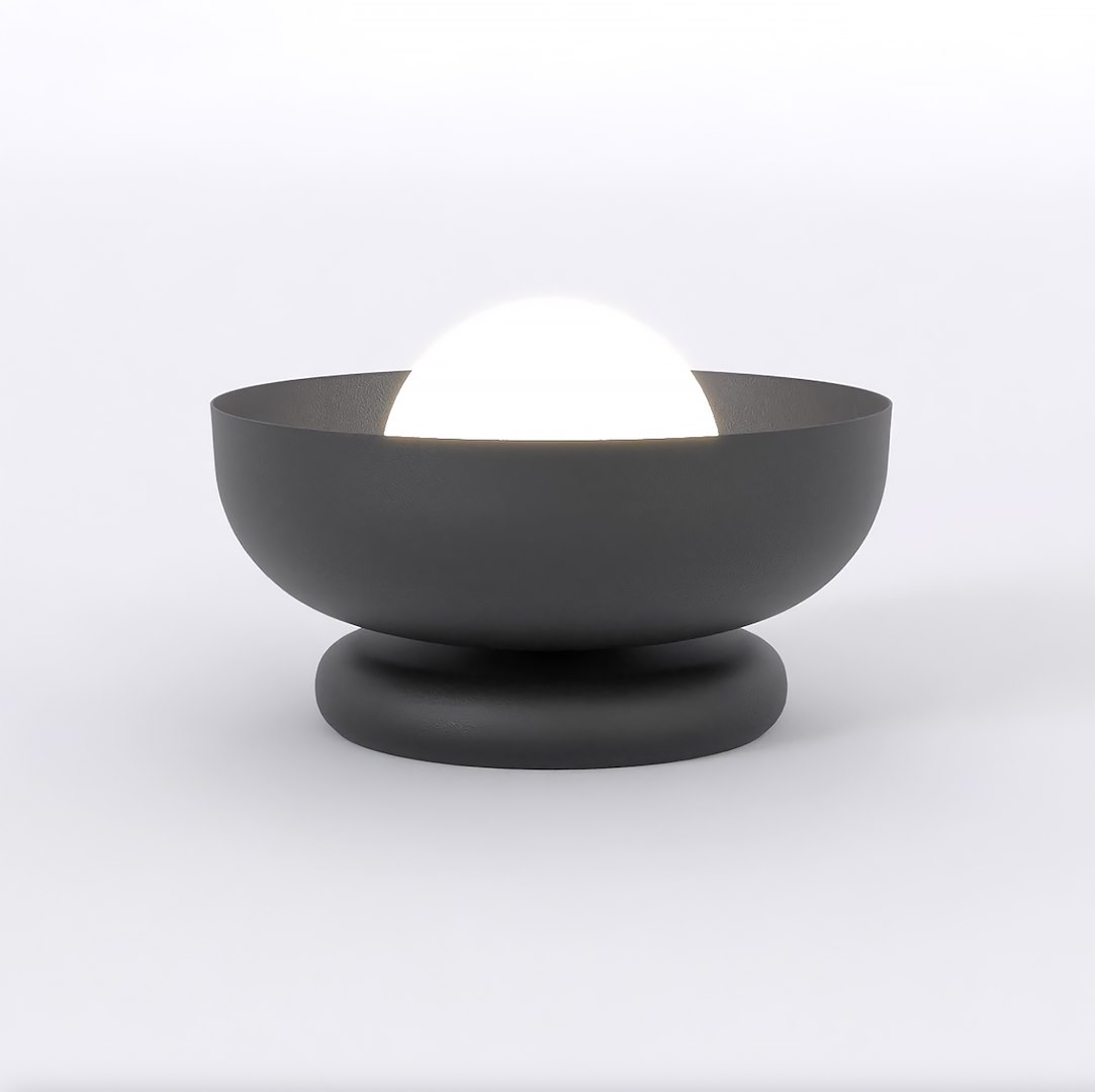 Stolová lampa Ozzy LN1 v čiernej farbe – minimalistický dizajn