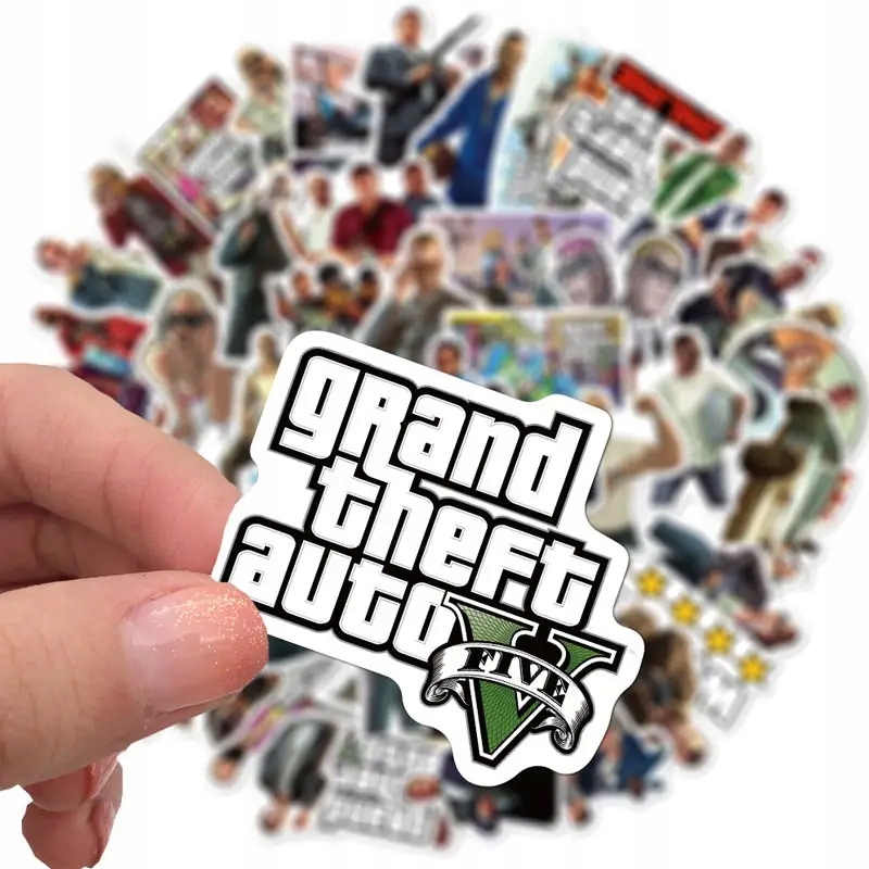 

Gta Naklejki Stickerbomb MIX Top Wlepy 50 szt