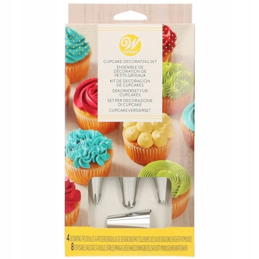 

Zestaw tylki cukiernicze 2A 2D 1M 4B 8 rękawów