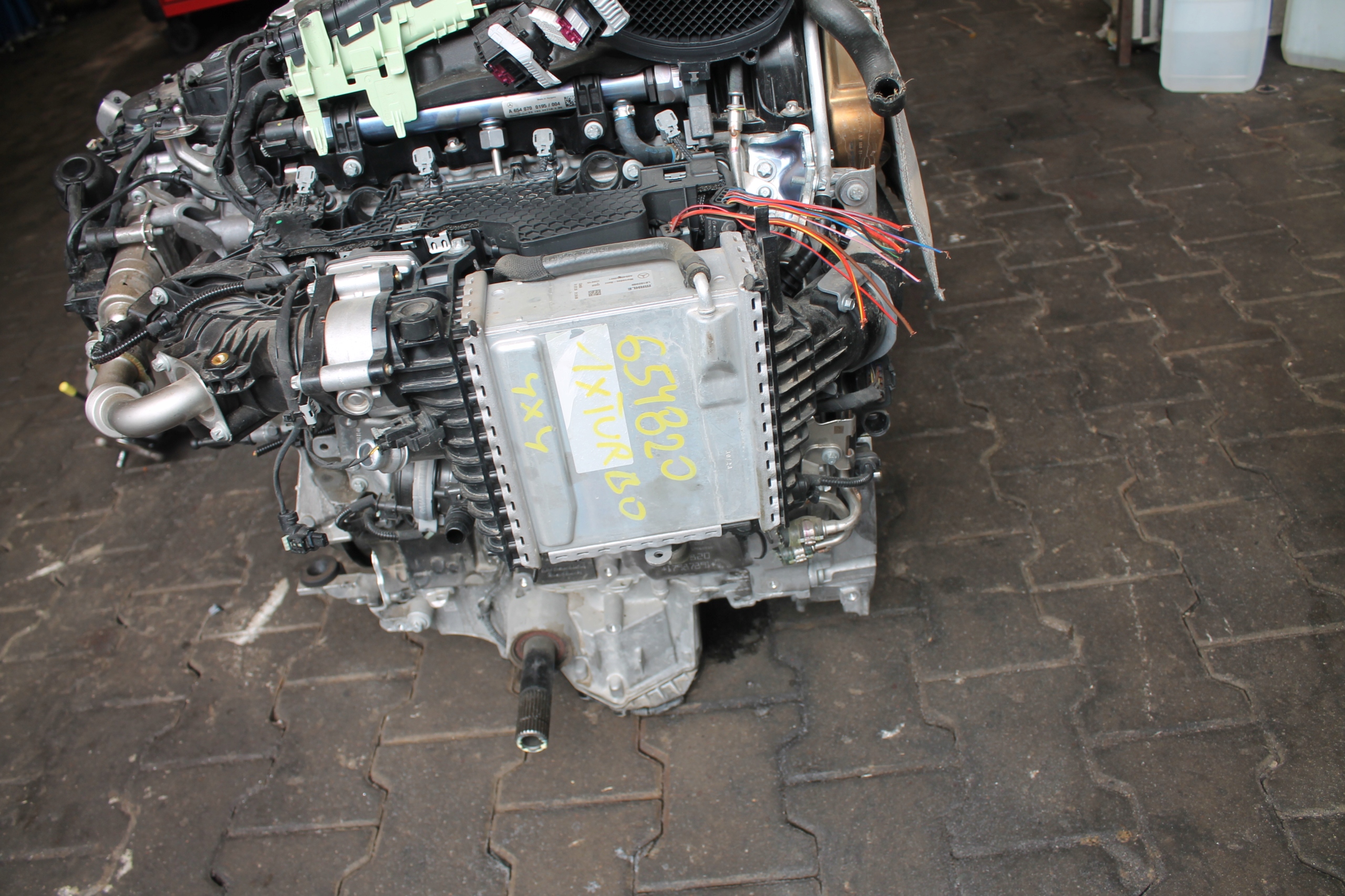 engine complete MERCEDES GLE 654820 10TYS KM 4X4 1 TURBO