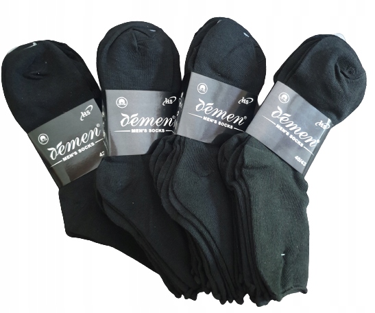 

5 Par Skarpet Męskich Bezuciskowych Bawełna 43-47