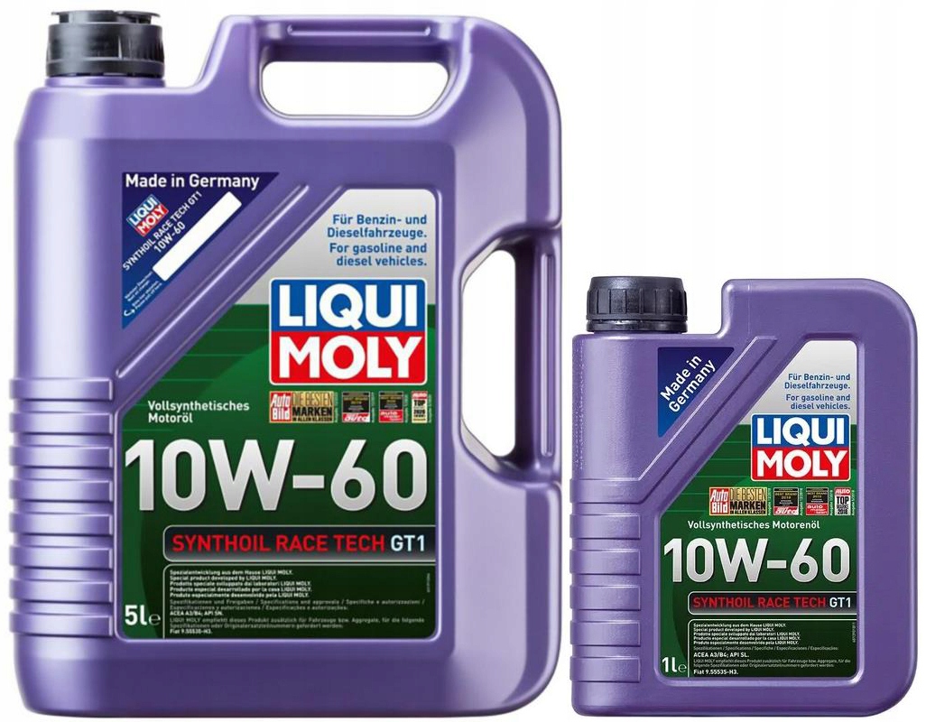 Motorový Olej Liqui Moly Synthoil Race Tech GT1 10W60 6L