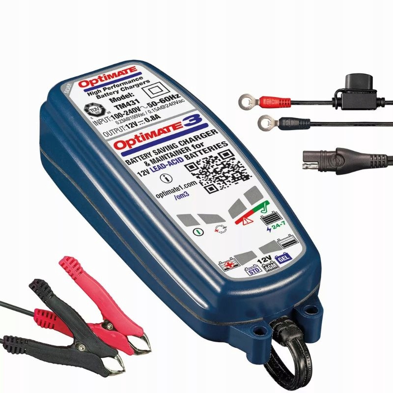 Nabíjačka Optimate 3 12V 0.8A 3-40AH, Agm Gel Std, Sae (el)