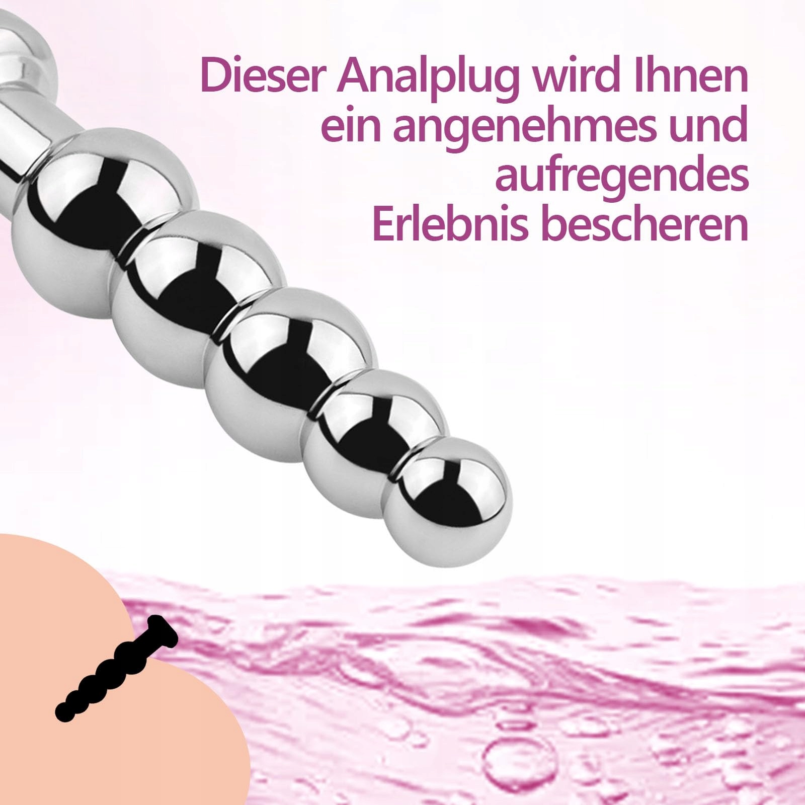 METALL ANALPLUG ZESTAW DLA KOBIET I MĘŻCZYZN WSZYSTKICH POZIOMÓW — miniatura 3