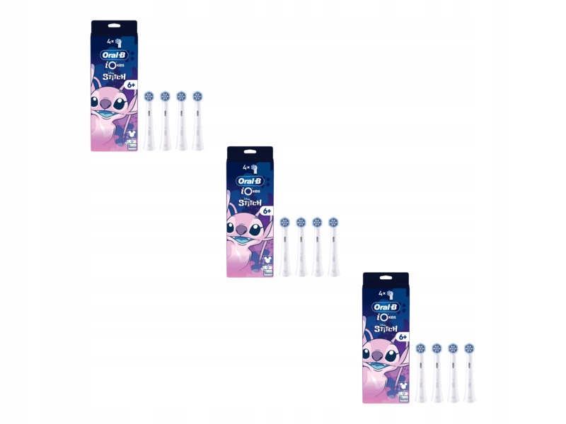 Końcówka szczoteczki Oral-b iO Stitch Różowy (3 x 4 szt.)
