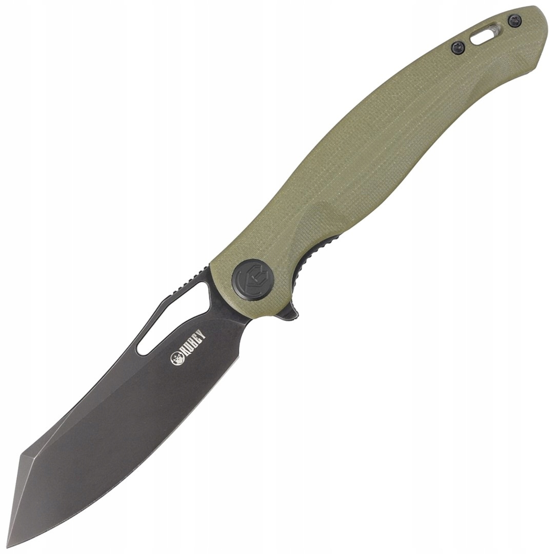 Nůž Kubey Drake Green G10, Dark Stonewashed 14C28N