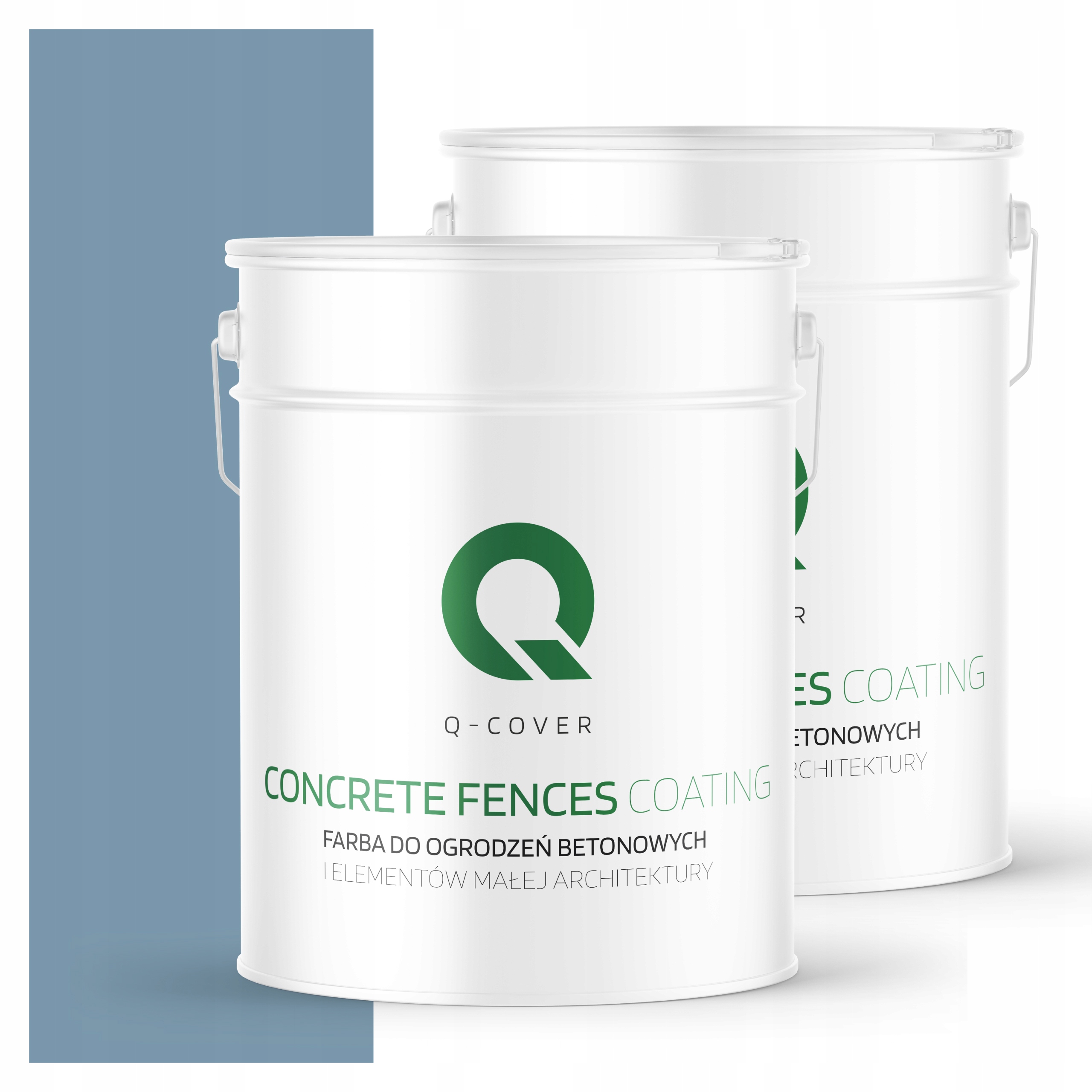 Farba Na Maľovanie Plotov A Betónových Kvetináčov Modrá Farba 10 L