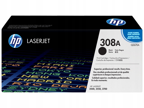 TONER ORYGINAŁ HP Q2670A 308A BLACK 6K OEM