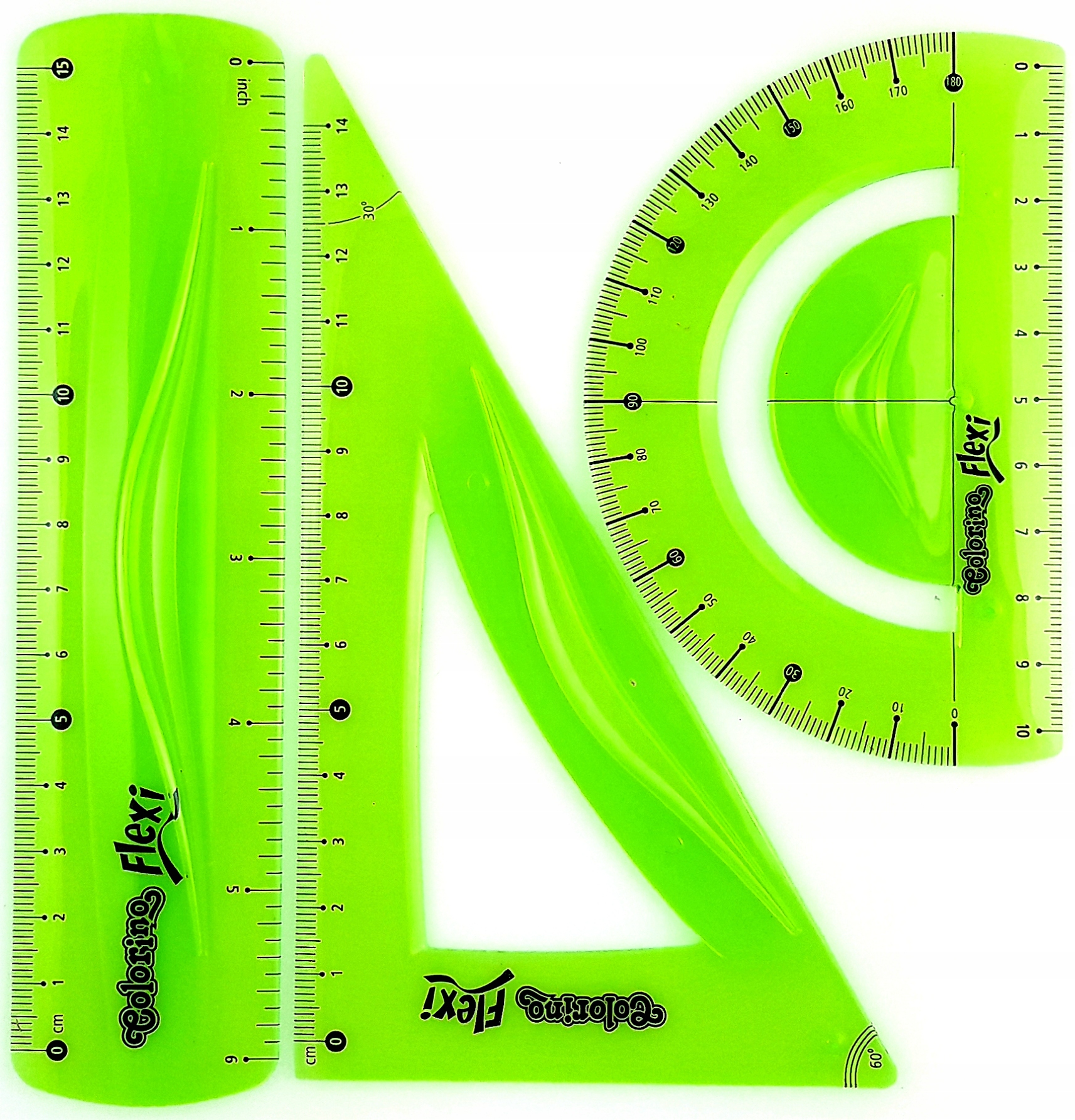 ZESTAW GEOMETRYCZNY 3 ELEMENTOWY COLORINO-1930