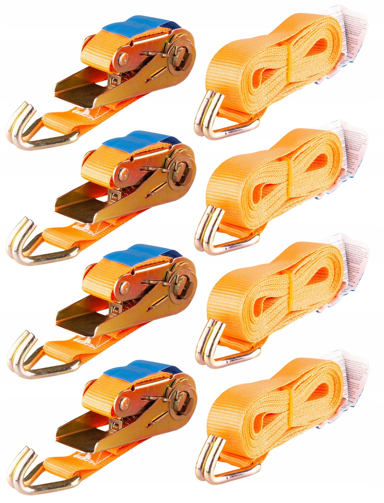 4x Pas transportowy z napinaczem 1 tona 4m C4914