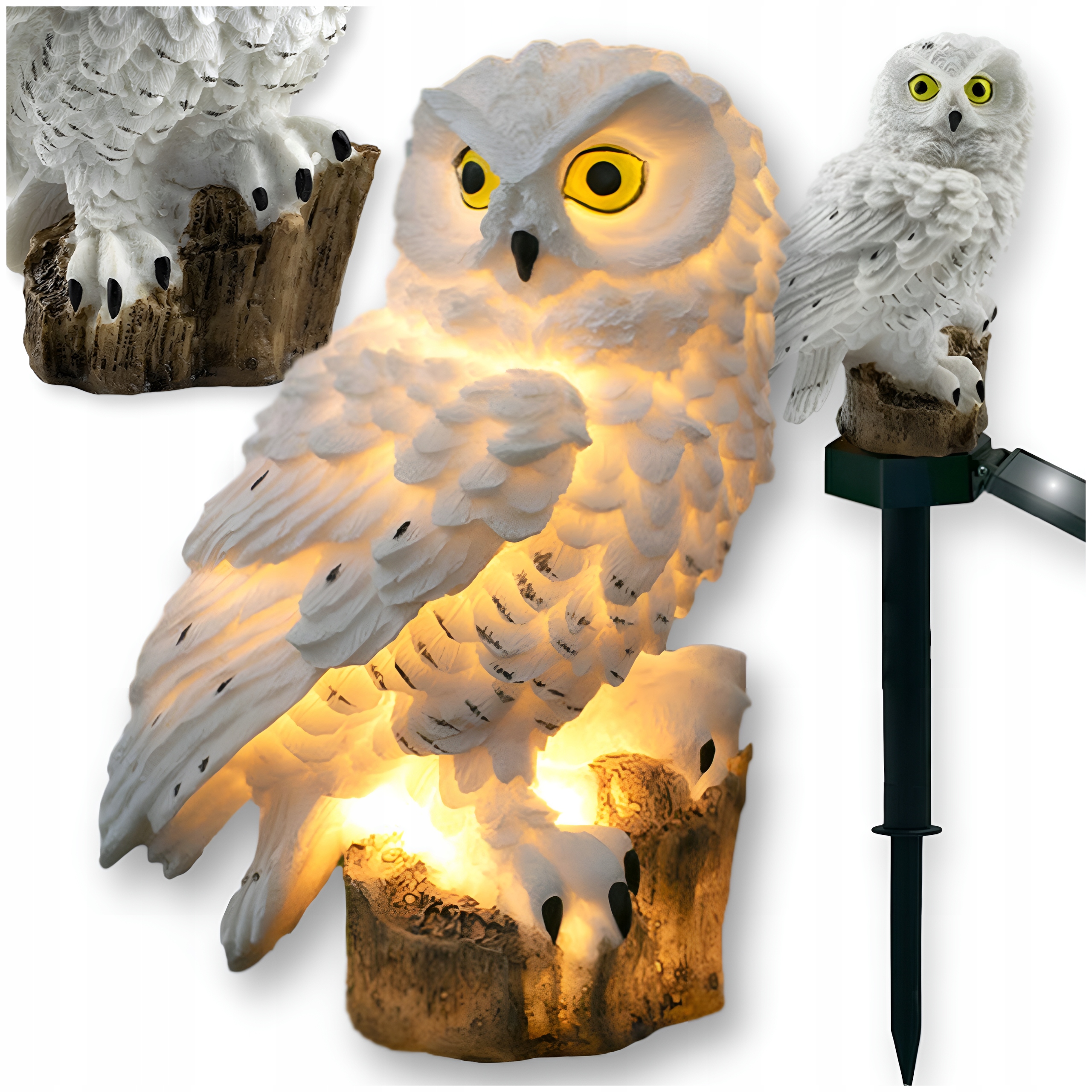 

Lampa Solarna Ogrodowa Sowa Wbijana Wodoodporna