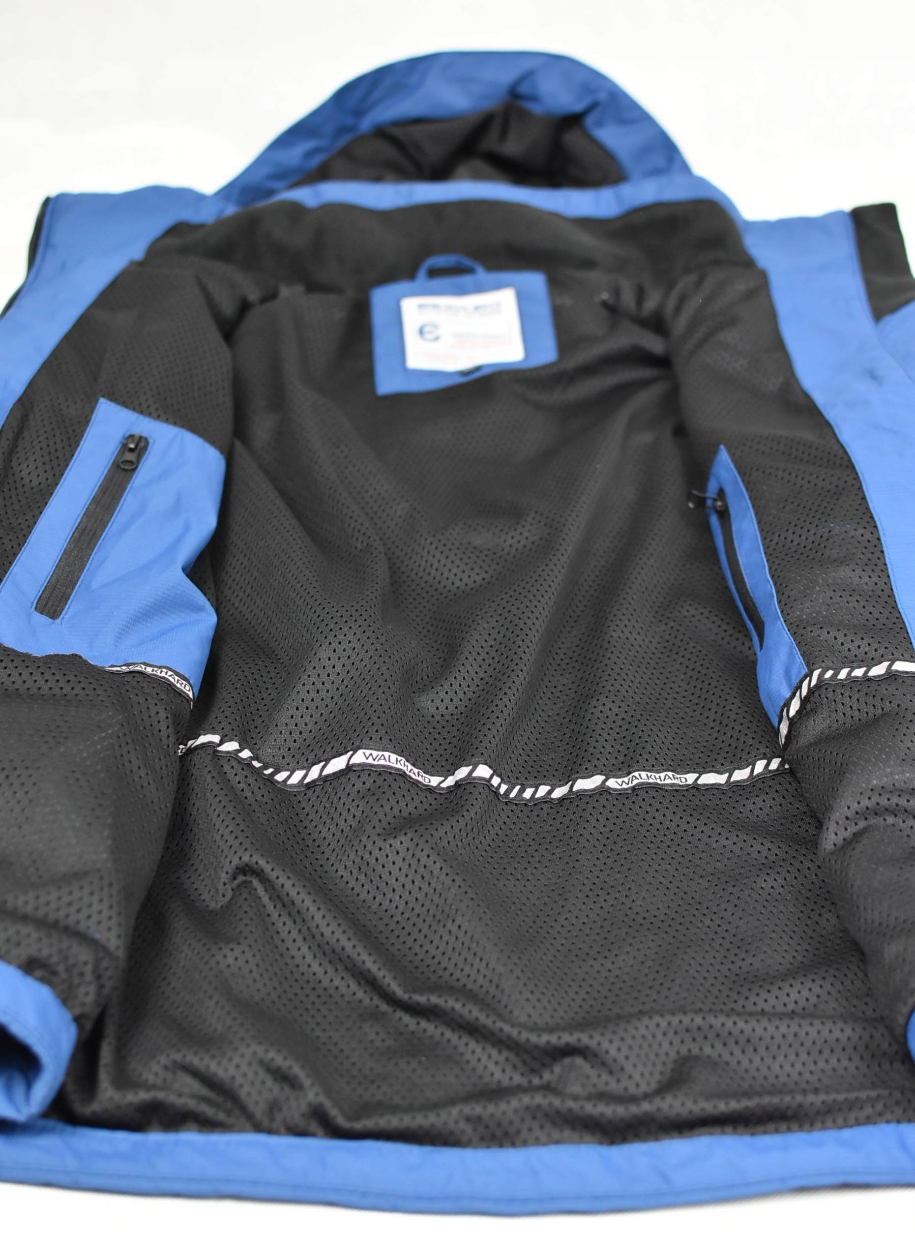 6XL-KURTKA MĘSKA PRZEJŚCIOWA WIATRÓWKA JEANS WX015 Długość do bioder