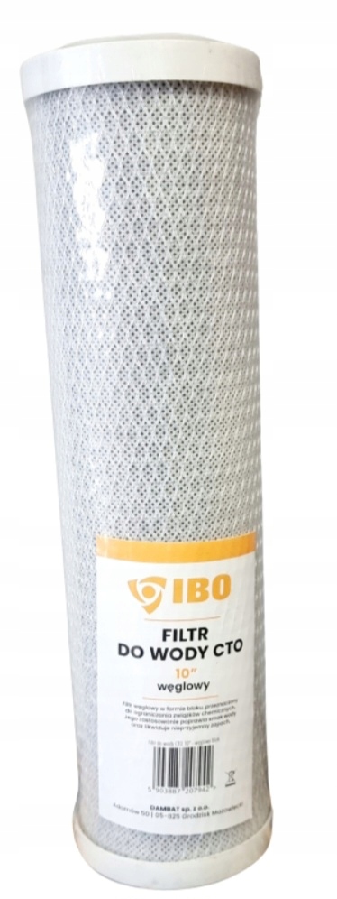 FILTR WODY IBO WKŁAD 10 cali BLOK IBO WĘGLOWY