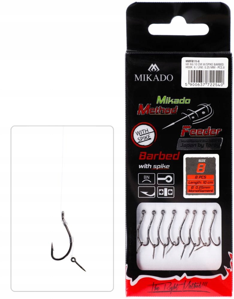 

Mikado Haczyki Przypon Method Feeder Z Igłą #12