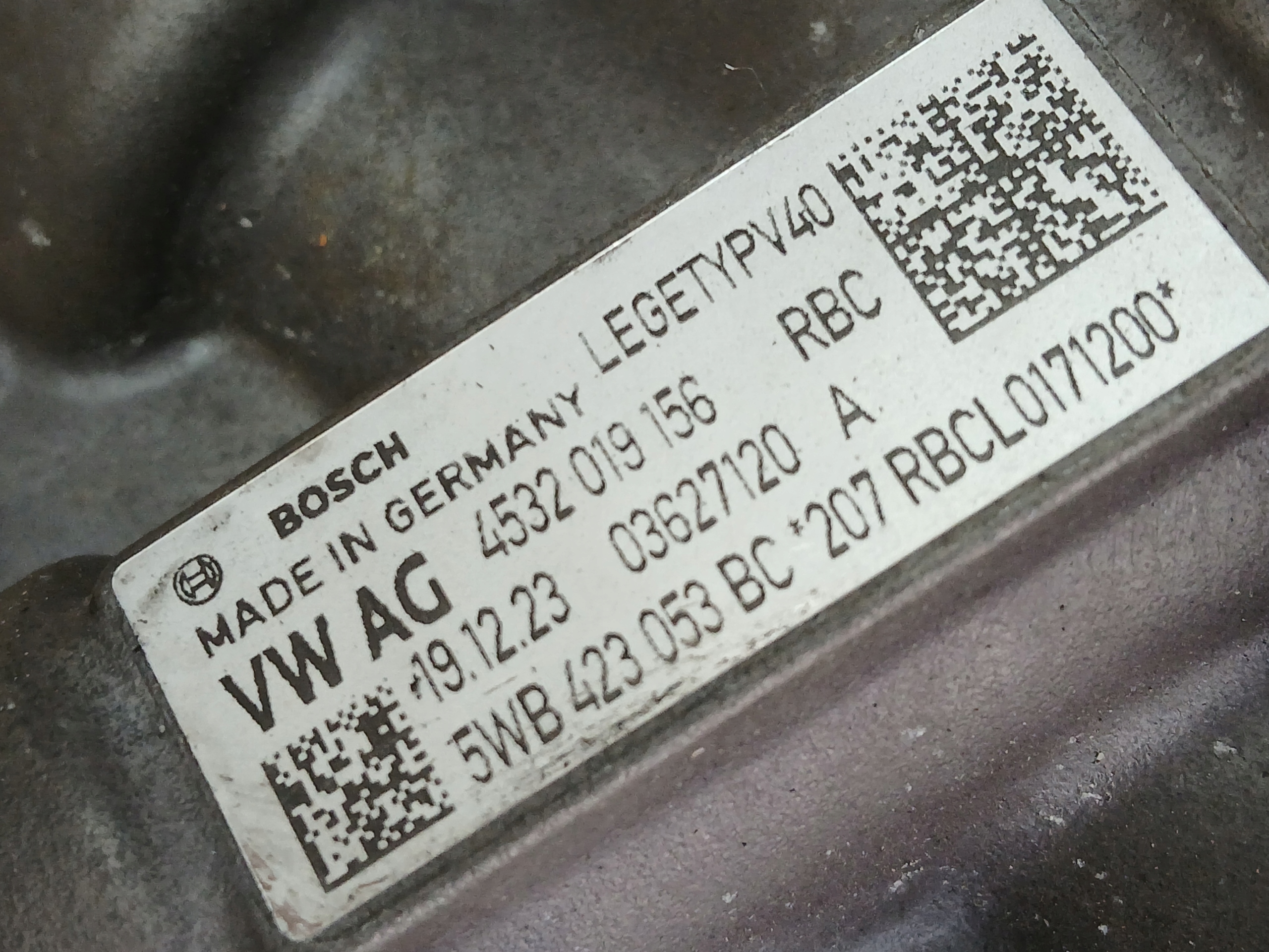 Lenkgetriebe AUDI VW 5WB423053BC