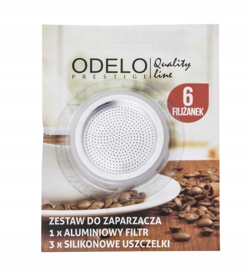 Zapasowy filtr 3 uszczelki do kawiarki RUTTI 6 fil