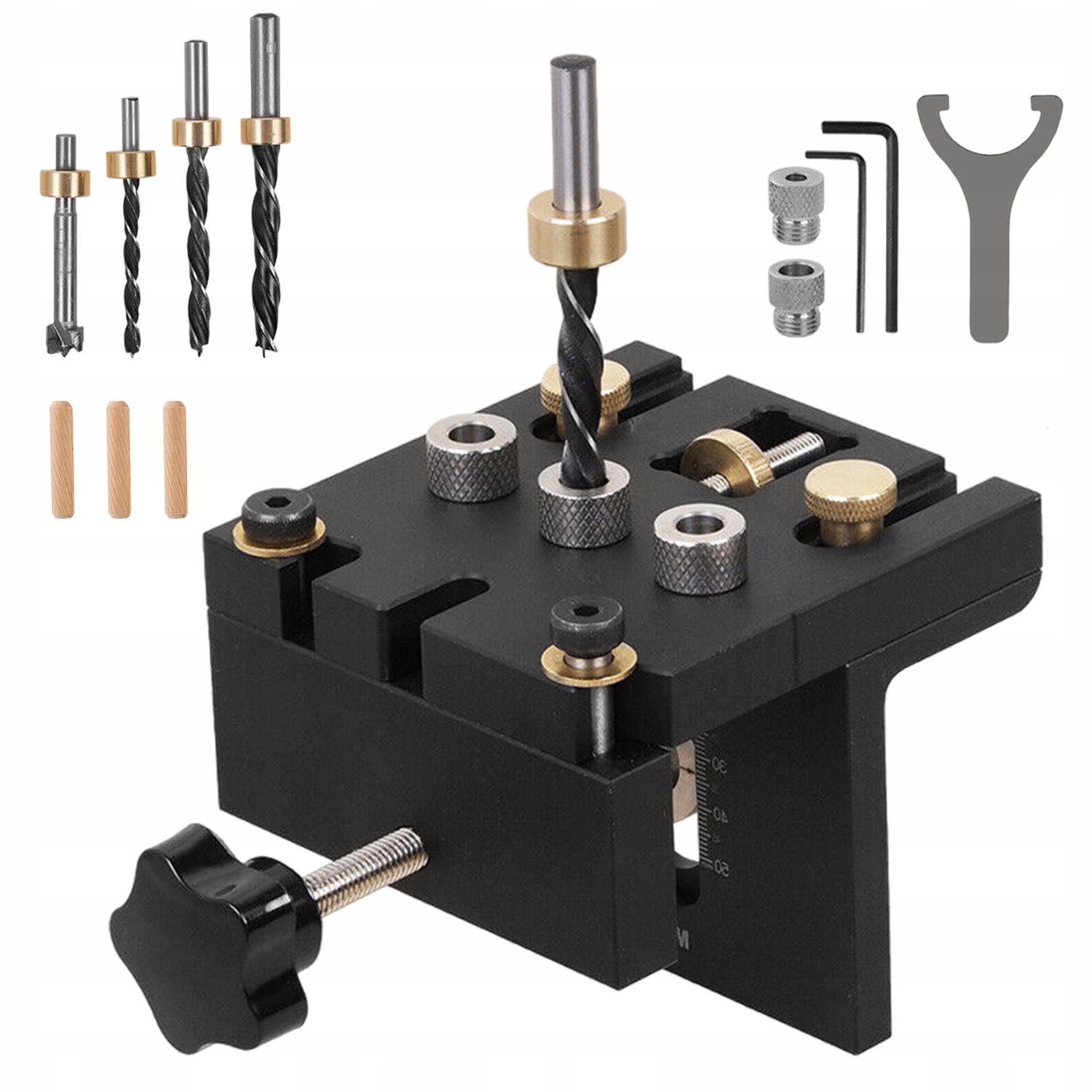 Šablona Pro Spojování Kolečkových Excentrů Pro Vrtání Otvorů 6/8/10/15 mm