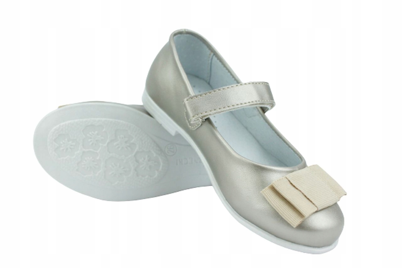 BALERINY DZIECIĘCE R.35 ELEGANCKIE KORNECKI 4246