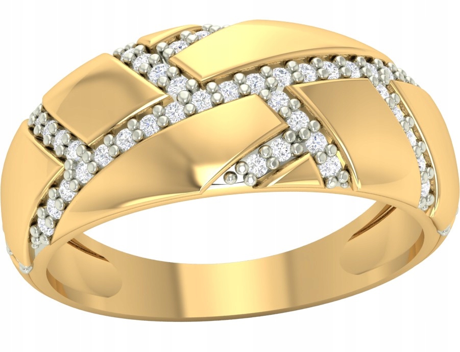 Prstýnek Ze Zlata Ryzosti 585 Pro Ženu Jako Dárek