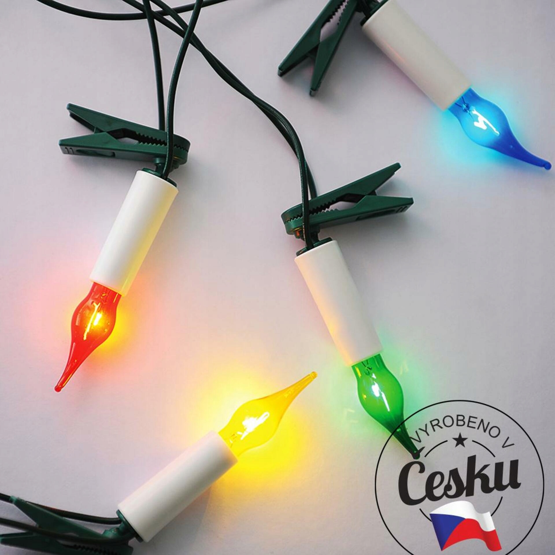 Exihand Súprava Helia farebná SV-34, 34 žiaroviek 7V/0,2A