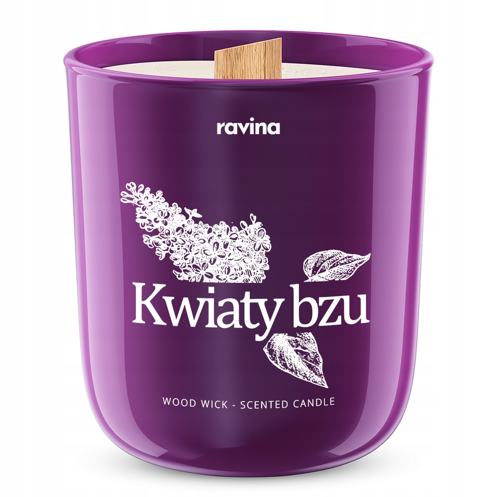 

Zapach Bzu sojowa świeczka zapachowa w szkle