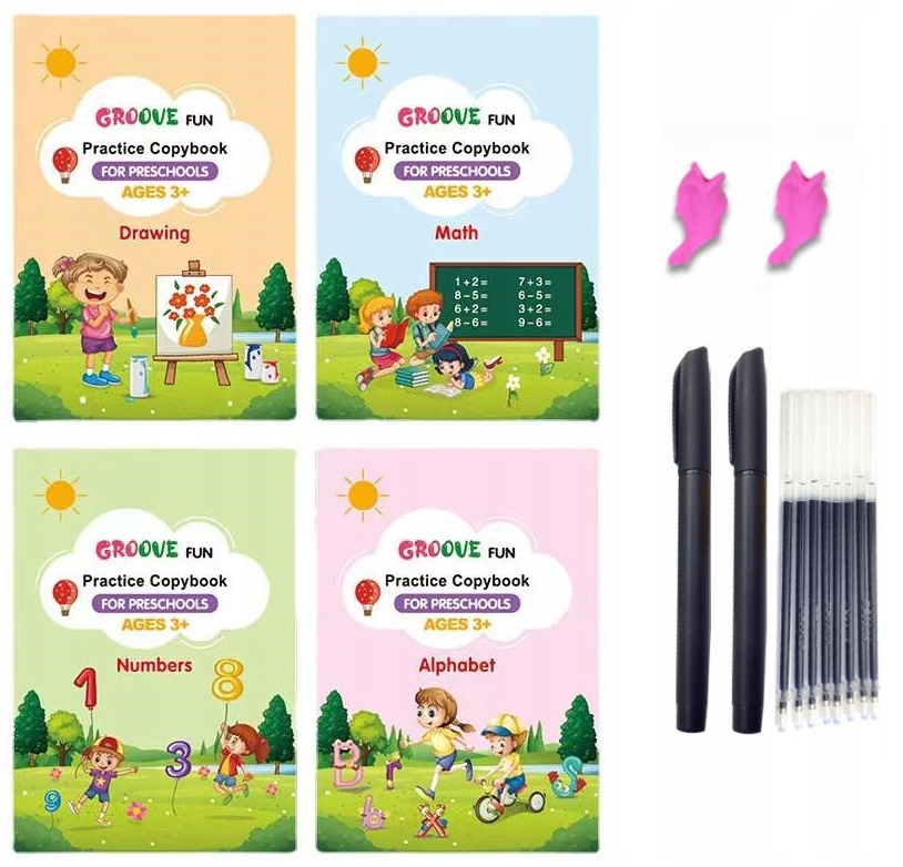 Magiczny zeszyt ćwiczeń 4 książki