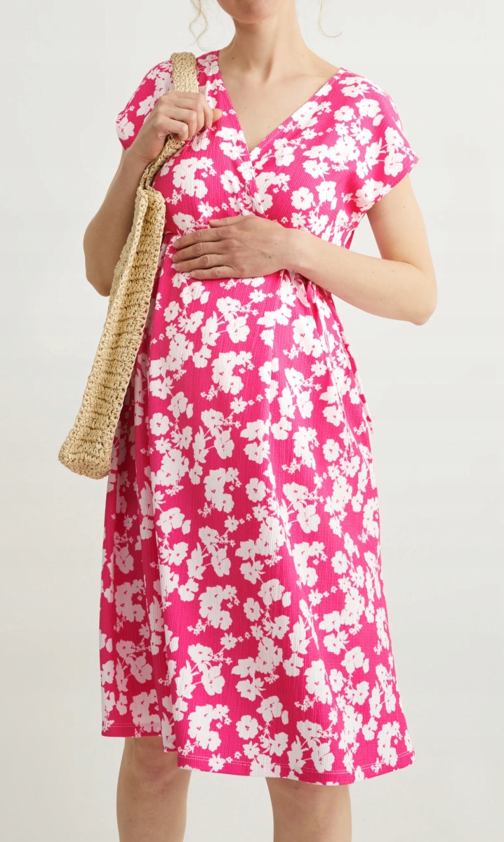 Novinka pohodlné Šaty na kojení, velikost M