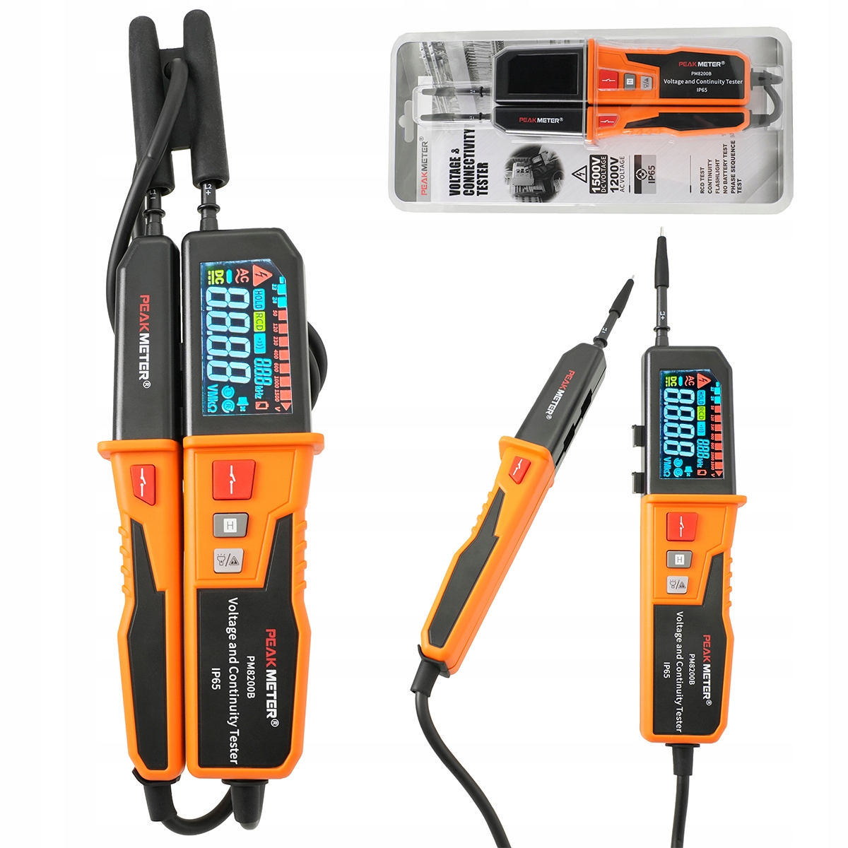 Multimetr Uniwersalny Tester Próbnik Napięcia Miernik Prądu PeakMeter