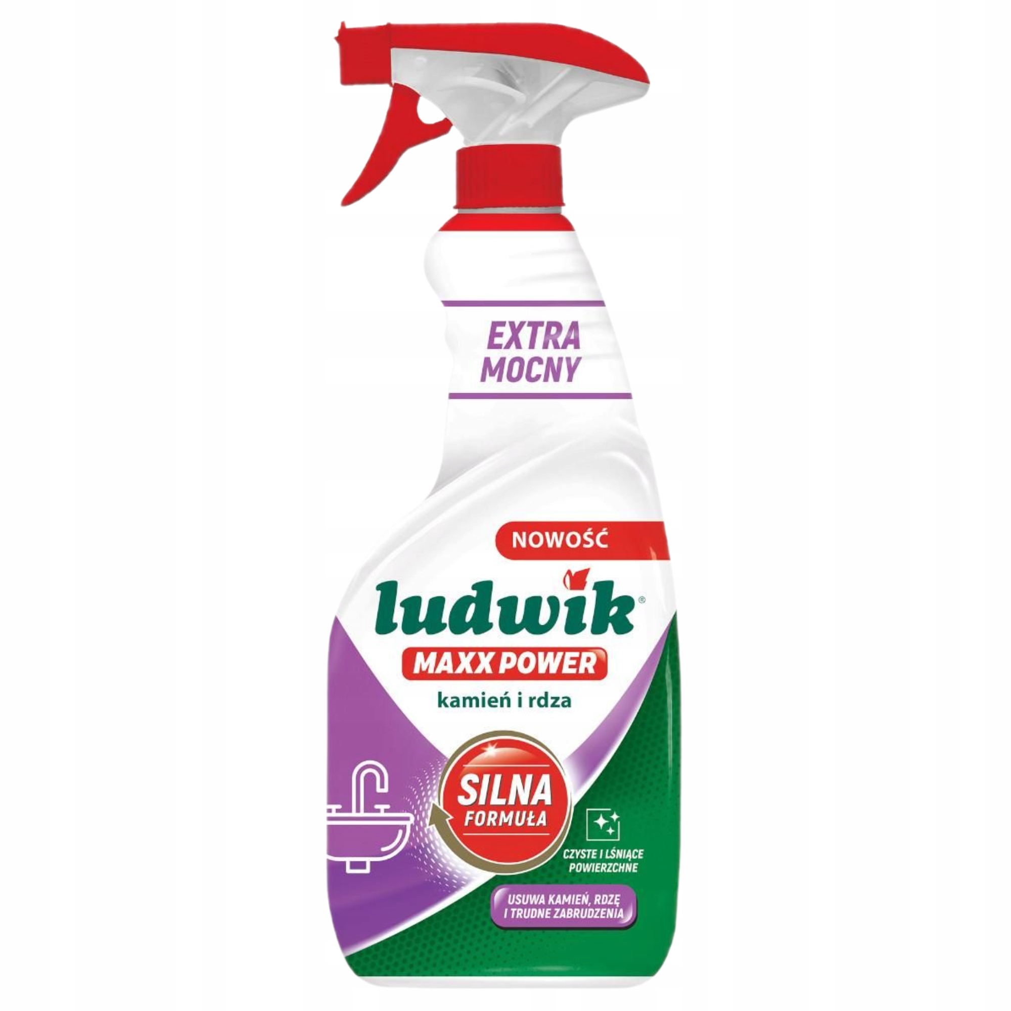 LUDWIK MAXX POWER Spray Do Kamienia i Rdzy Extra Mocny 600ml