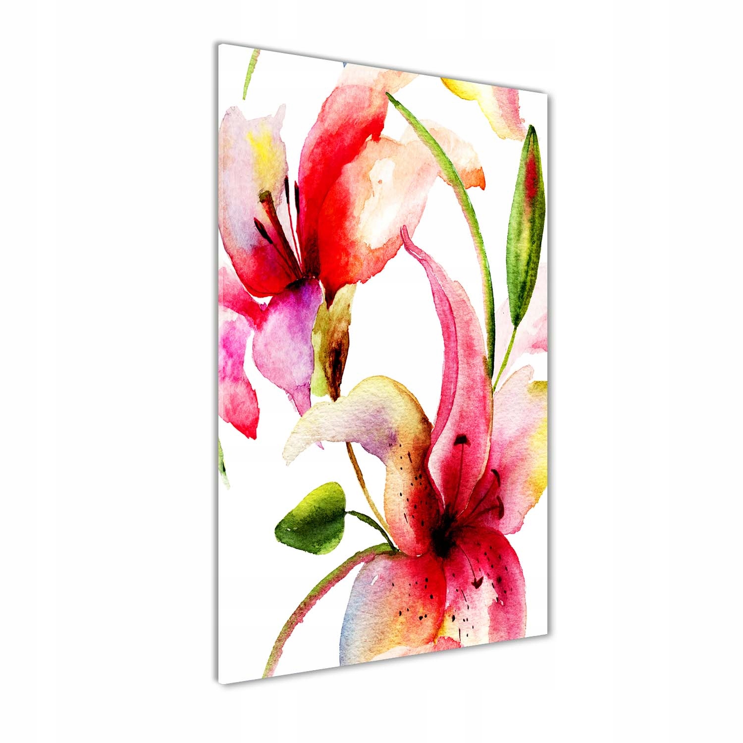 

Nowoczesny fotoobraz akrylowy Kwiaty lilii 70x140