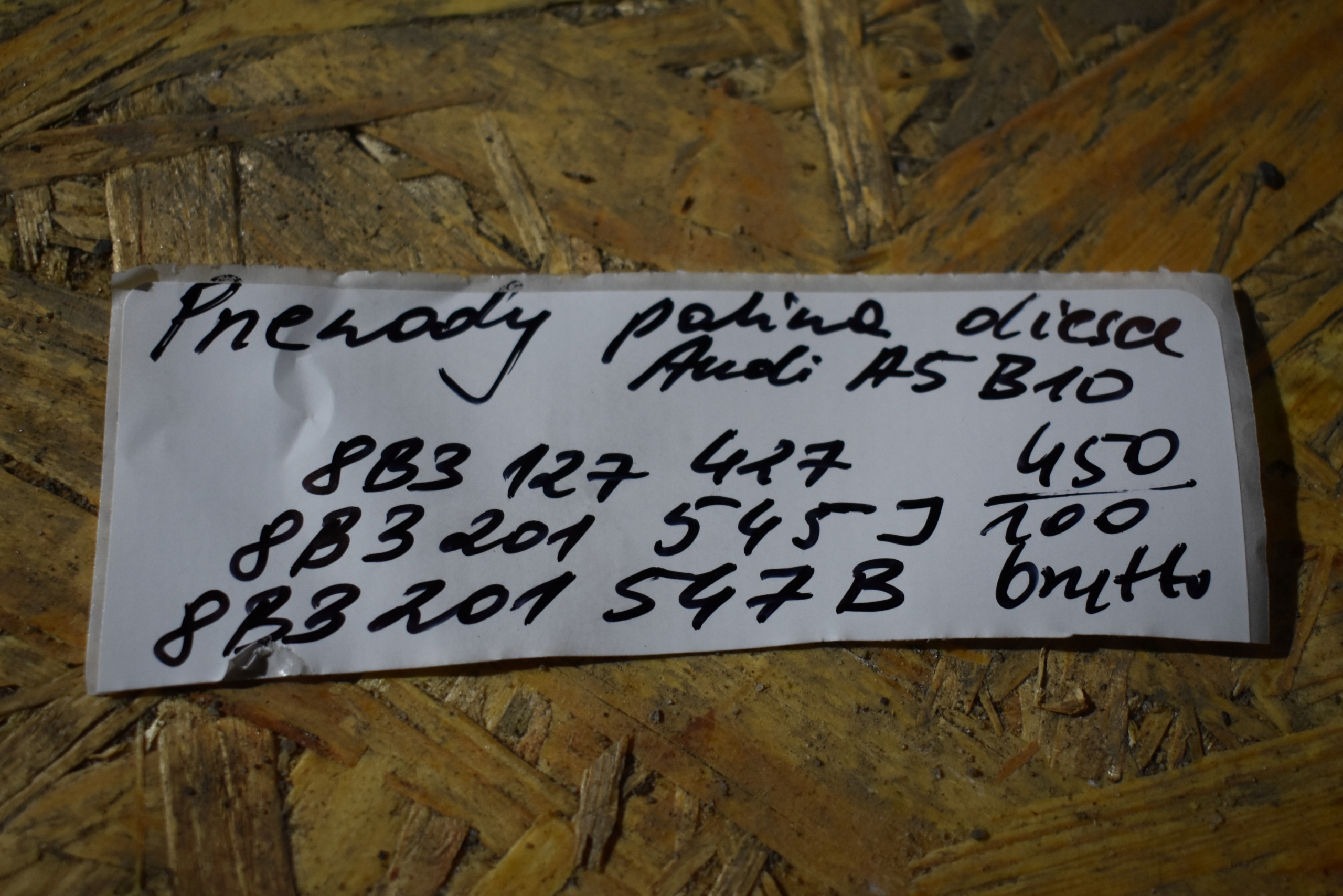 IDEALNE hadice paliva DIESEL AUDI A5 B10 1