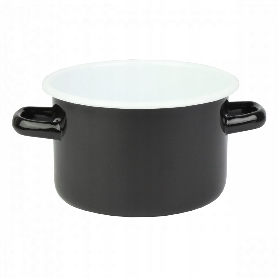 

Garnek emaliowany Czarny Emalia Rybnik 16 cm/2 l