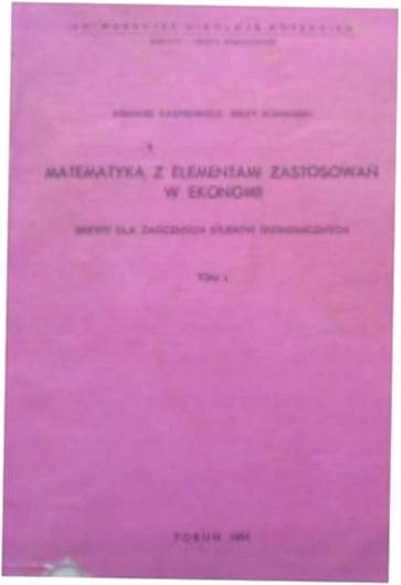 Matematyka Z Elementami Zastosowań W -