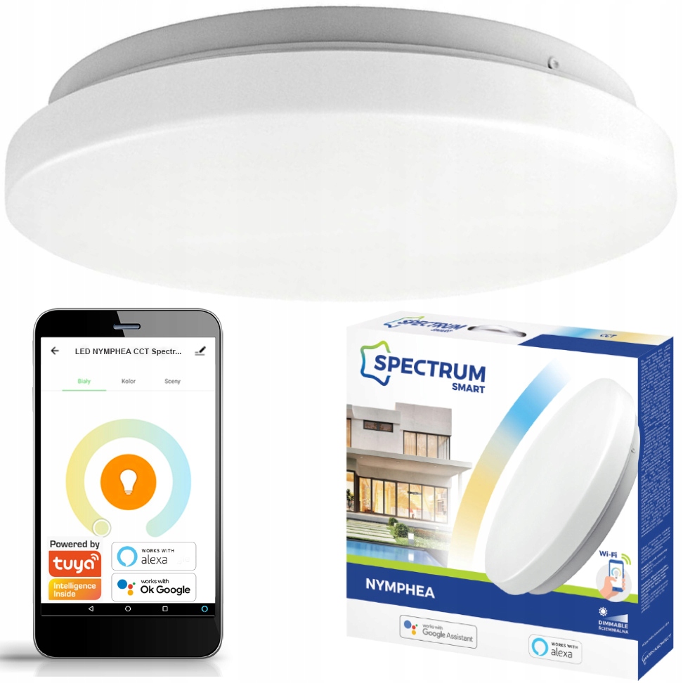 

Lampa Sufitowa Plafon Led 36W Cct Smart Tuya WiFi