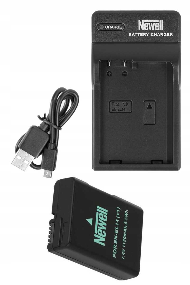 ŁADOWARKA+AKUMULATOR NIKON D3100 D3200 D3300 D3400 D5100 D5200 D5300 D5500