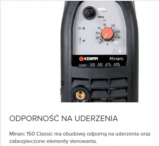 Spawarka elektrodowa Kemppi Minarc 150 + uchwyty Marka Kemppi