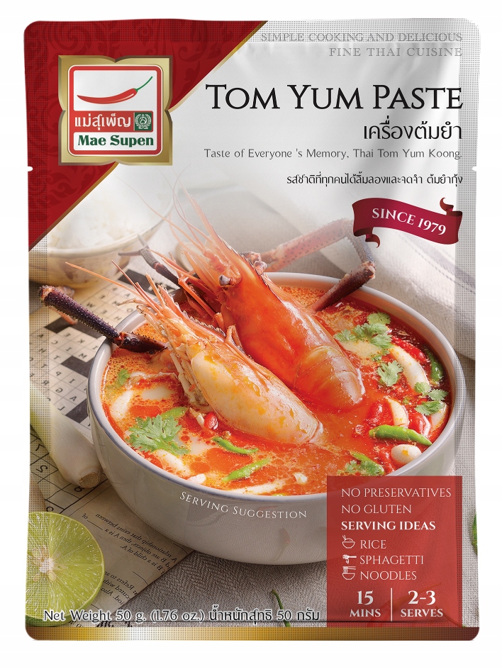 

Pasta Tom Yum 50g Mae Supen