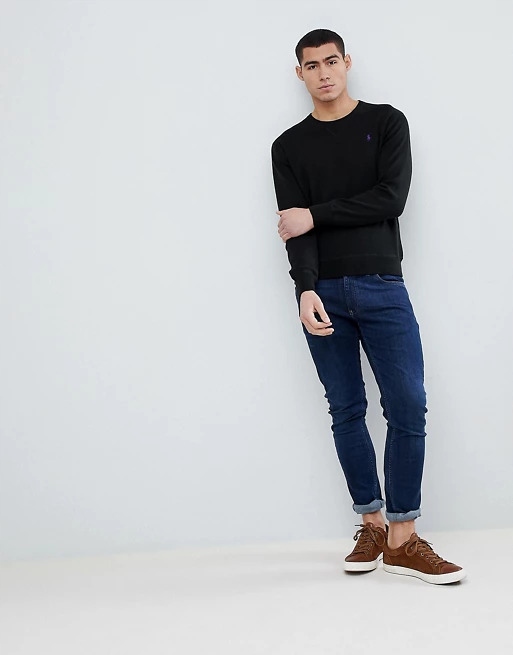 POLO RALPH LAUREN Crewneck Combed Cotton sweter L Rozmiar L