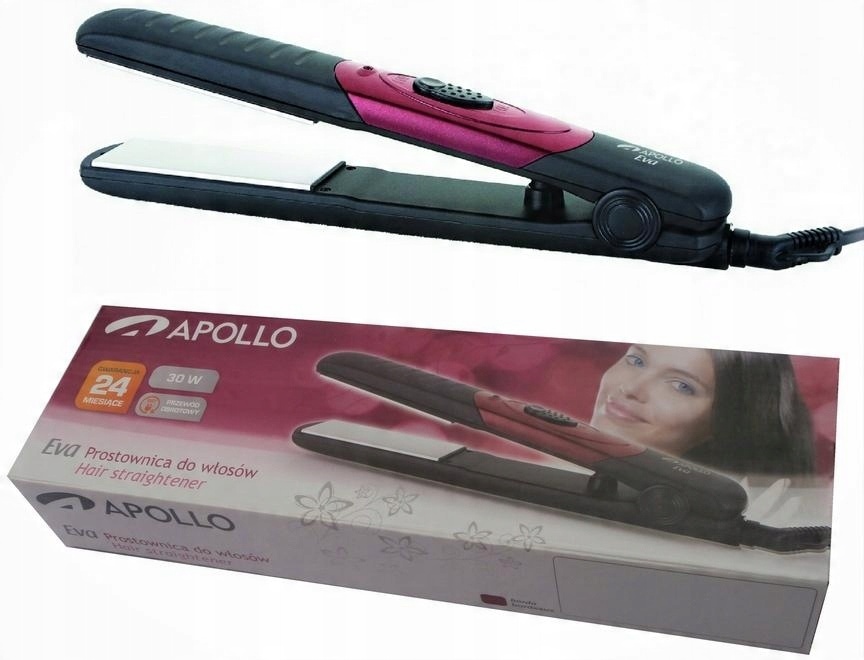 

Prostownica Do Włosów Apollo Eva Bordo 30W