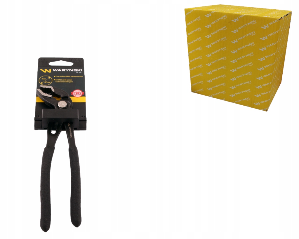 

Szczypce do rur 180mm zakres szczęk 42 mm Waryński