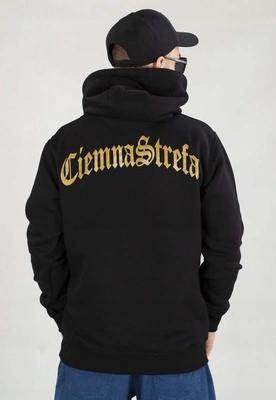 Mikina Tmavá zóna Cs Gotika černo-zlatá