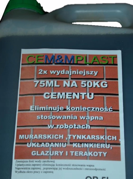 

Domieszka Do Murowania 2*mocniejsza 5L