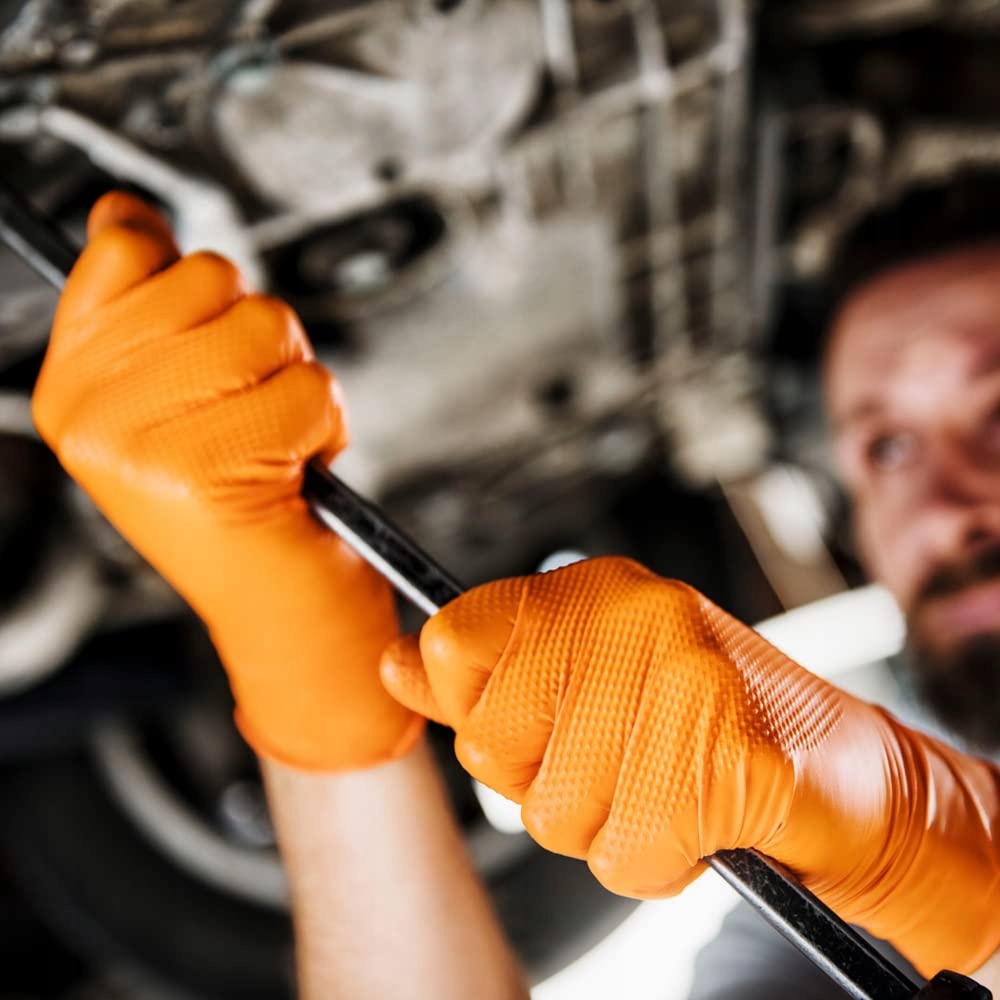 RĘKAWICE rękawiczki nitrylowe ochronne warsztatowe MECHANIKA GRIP M 50szt Liczba par w opakowaniu 25