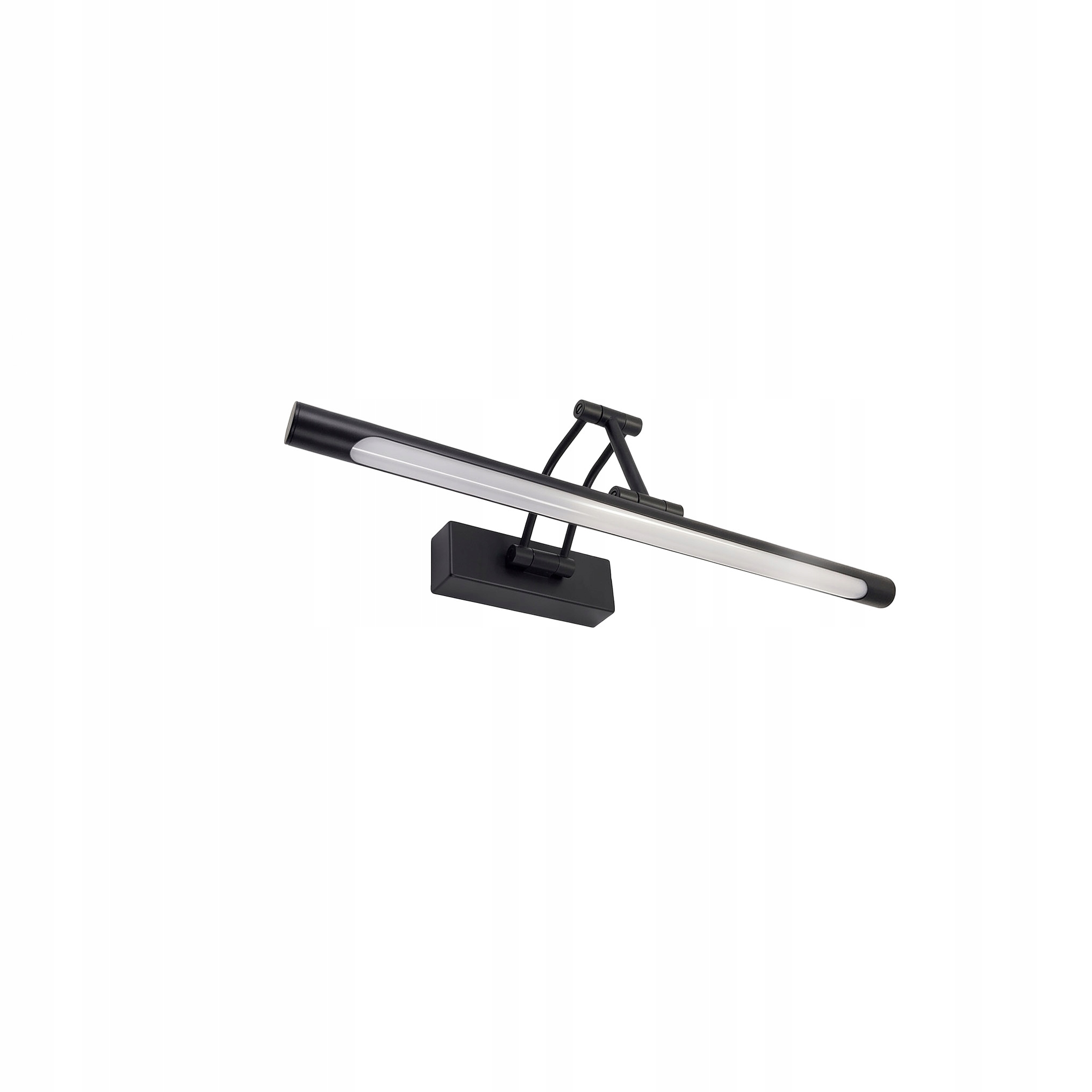 Led Koupelnové Nástěnné Svítidlo 42 CM SWE025-1W Černý Mat Nad Zrcadlo, Pohyblivé Rameno